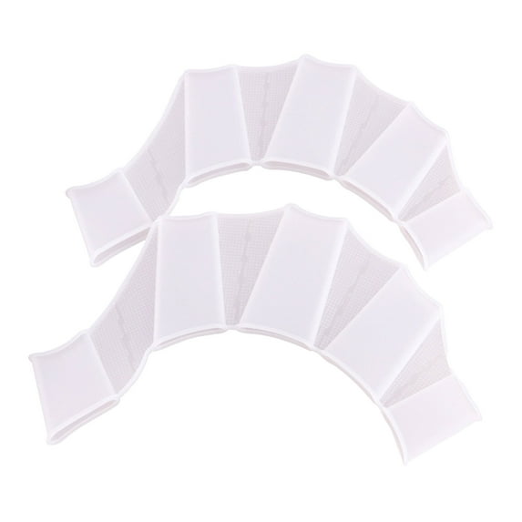 2lots Silicones Hand Paddles Finger Type Water Resistance Gear Paddles Fin for Swimmers Skill Improvement