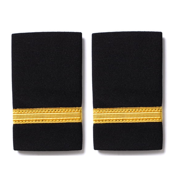 2lots Uniform Shoulder Badge Aviation Uniform Epaulet Flight Attendant Epaulet for Personality Patches