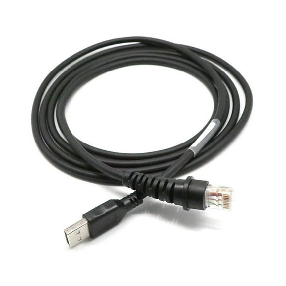 2m 2D Barcode Scanner USB Data Cable RJ45 10P10C Port Compatible For 1900 1902g 1300g 1400