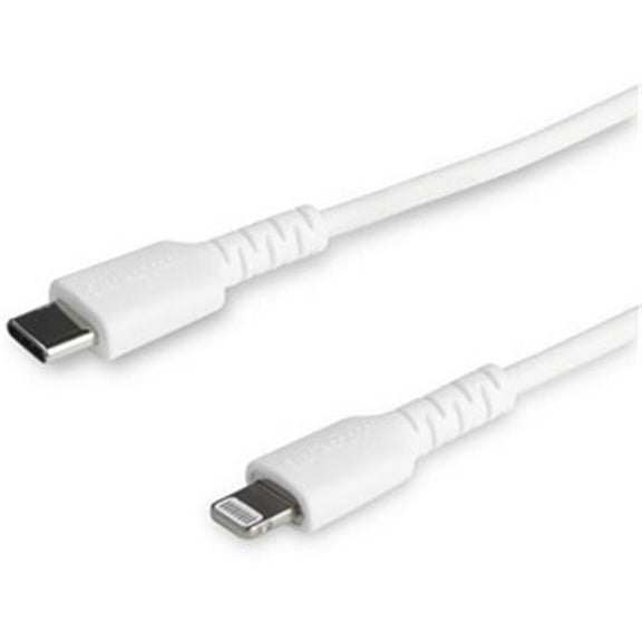 2m & 6.6 ft. USB C to Lightning Cable - MFi Certified - Heavy Duty Lightning Cable - White