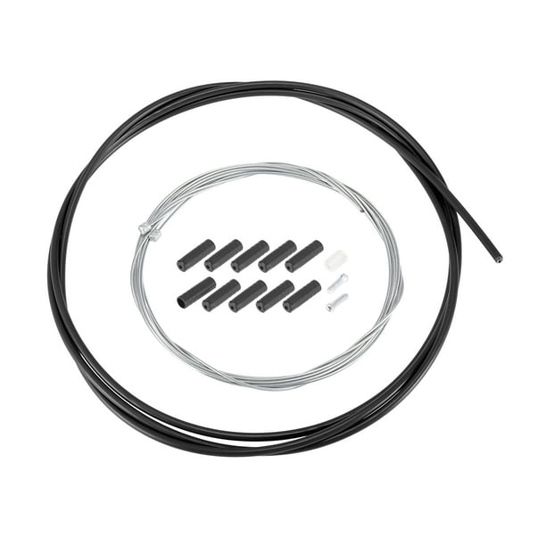 2m Bicycle Shifter Cable Housing Derailleur Cable Hose Kit for Bike Black Universal Shifter