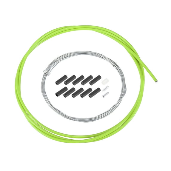 2m Bicycle Shifter Cable Housing Derailleur Cable Hose Kit for Bike Green Universal Shifter Cable Housing Replacement