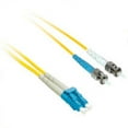 thumbnail image 1 of 2m LC-ST PLENUM-RATED DUPLEX 9-125 SINGLEMODE FIBER PATCH CABLE, 1 of 1