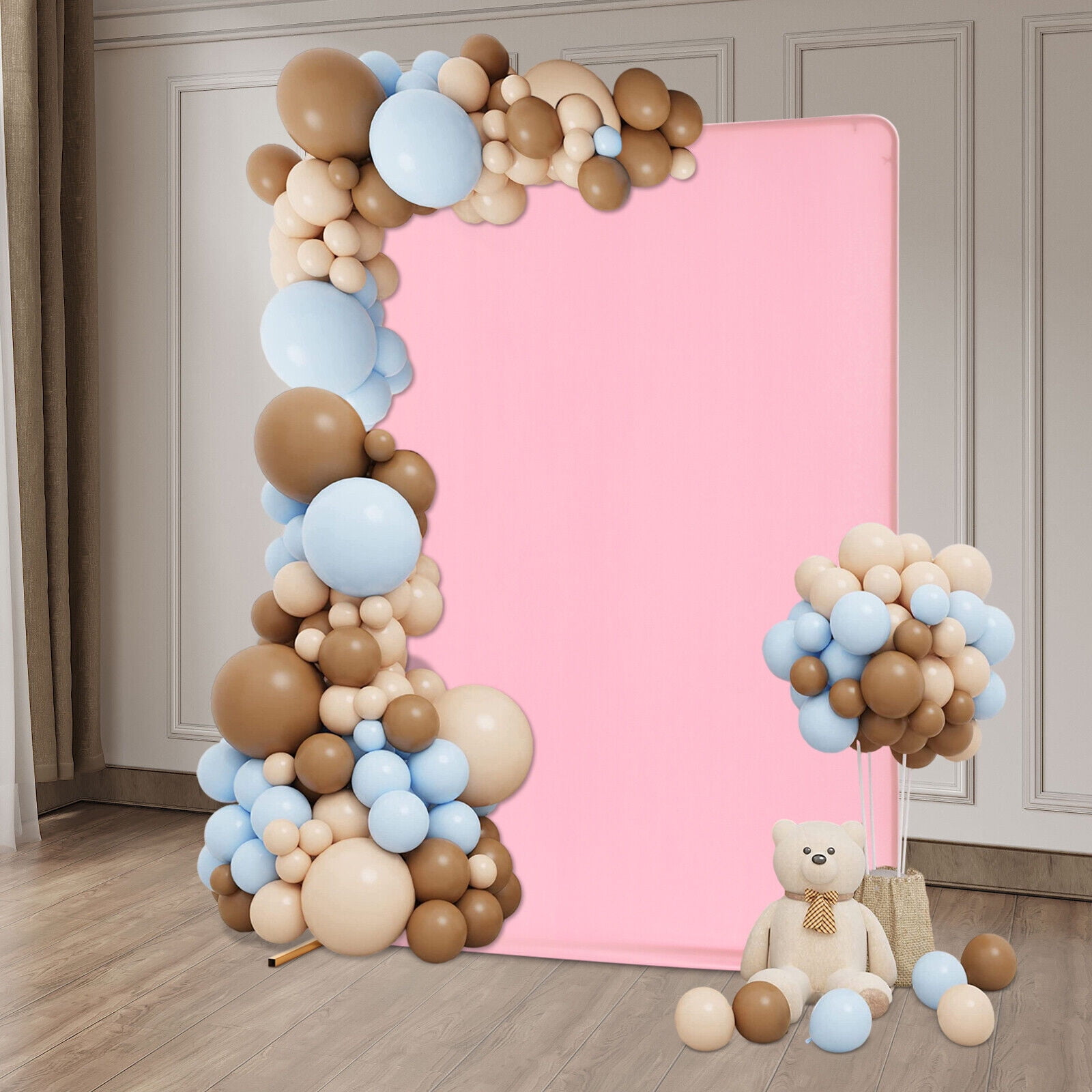 2m Party Wedding Backdrop Rack Decoration Prop Stand with Cloth Cover ...