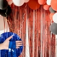 thumbnail image 1 of 2m Rain Curtain for Birthday Wedding Party Decorations Fringe Light Drops Hanging Wall Background Event Photo Booth, 1 of 8