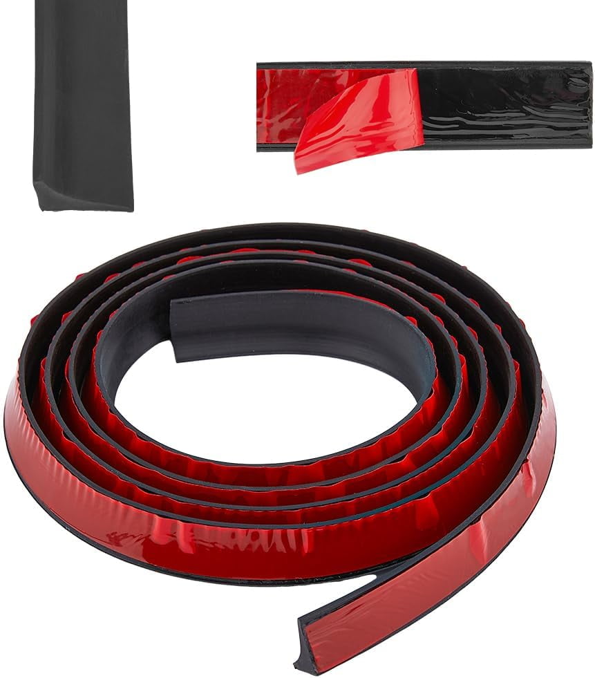 2m Shower Threshold Water Dam Selfadhesive 1 Roll Black Kitchen Sinks