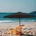 thumbnail image 1 of 2m Simple Patio Umbrella Replacement Canopy Outdoor Table Market Yard Umbrella Replacement Top Cover Sun Umbrella with 8 Ribs Courtyard UV Protective And Water Resistant Patio Canopy, 1 of 5