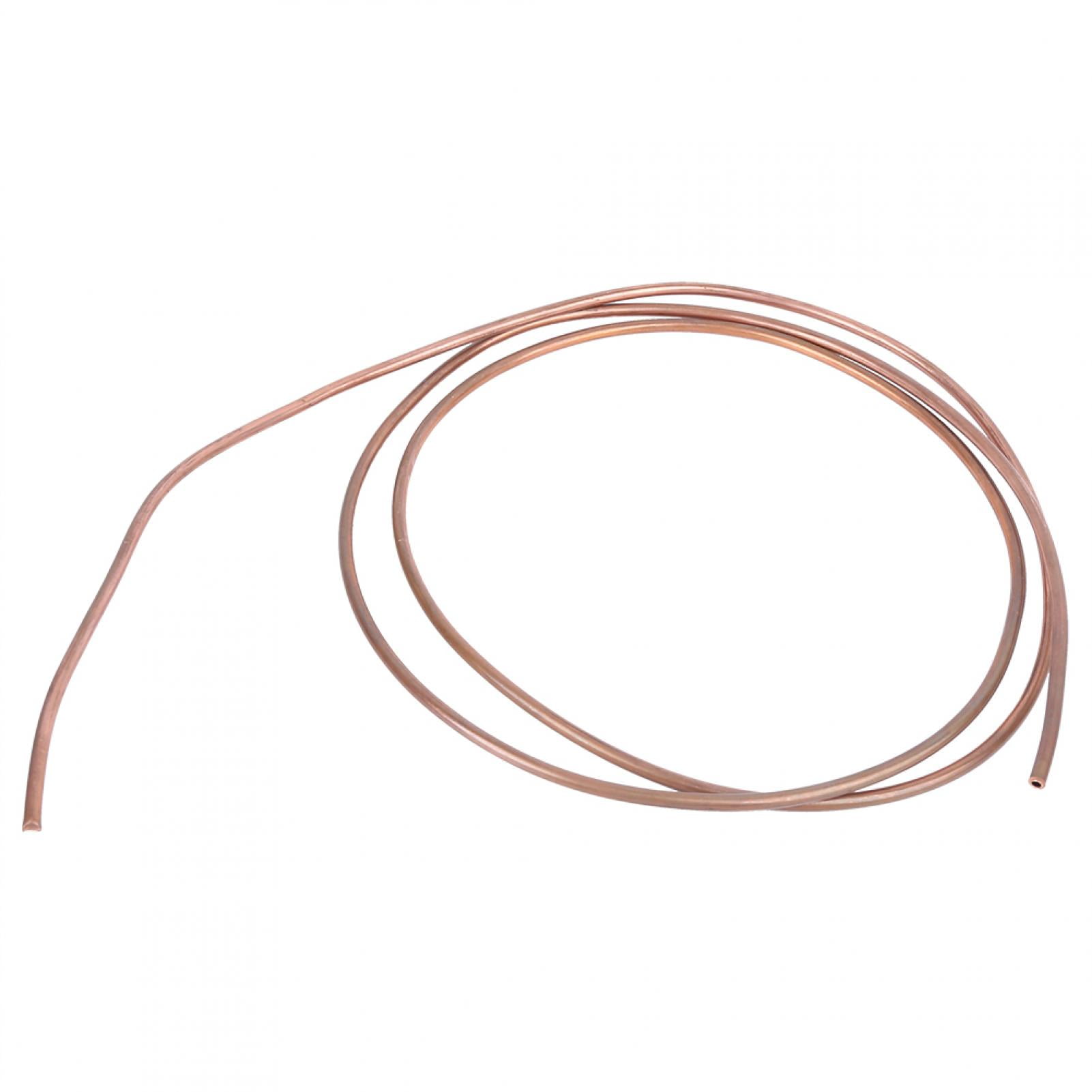 T2 Kupferrohr Weich – 2 Meter, Ø6 Mm Außen / 4 Mm Innen, 1 Mm Wandstärke Für Kühlung