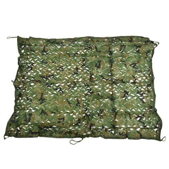 2m x 1.5m Hide Camouflage Net Hunting Oxford Fabric Camo Netting,1 X Camouflage Net,green,brown & black