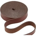 thumbnail image 1 of 2m x 12.5mm Leather Strap Strips Flat Leather Cord 1.2mm Thick Lychee Grain Threads Rope Strings for DIY Crafts Guitar Belt Boot Lace Bracelet Jewelry Making Braiding Coconut Brown, 1 of 9