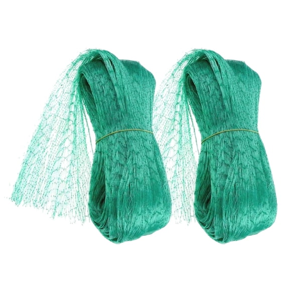 2m x 5m Fruit Tree Netting | Oimcto Green Anti Bird Protection Net, Nylon Protective Mesh for Fruit Trees Plants, Reusable Anti Bird Deer Fencing for Crops, UV Resistant - 2 Pcs