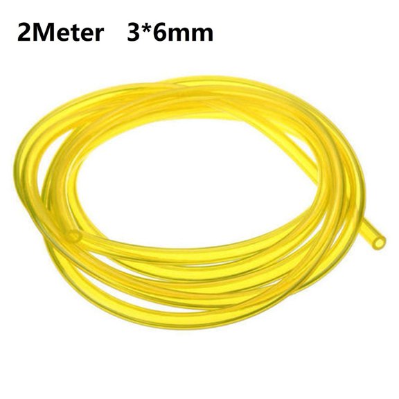 2meter Long 1/8×1/4inch Smooth Tube Petrol Diesel Oil Line Soft Pipe Hose