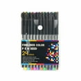 2ml 24 Color Colored Line Drawing Pen Art Specific Children's