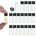 thumbnail image 1 of 2ml Clear Glass Vials, 100 Pack Sample Vials with Screw Cap Reagent Media Bottle Leak-Proof, 1 of 5