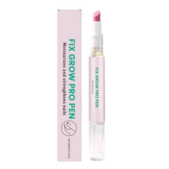 2ml Cuticle Pusher & Oil Pen Precise Nails Care Oil Sealed Storage for Everyday Nails Health Maintenance Nail Care Oil Pen(light pink*1)