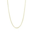 thumbnail image 1 of 2mm 24k Yellow Gold Plated Stainless Steel Square Box Choker Chain Necklace, 18 inches + Gift Box, 1 of 6