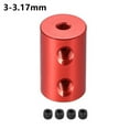 thumbnail image 1 of 2mm 3.17mm 3mm 5mm 6mm Rigid Shaft Coupling Motor Connector Sleeve #45 Steel, 1 of 6