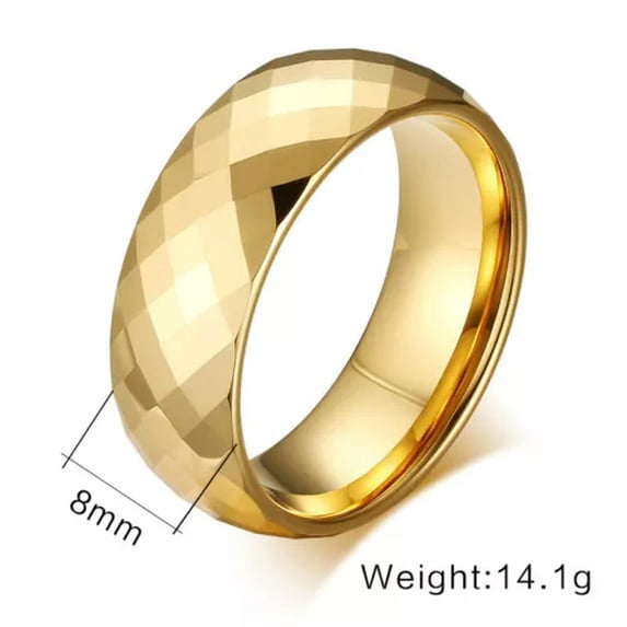 2mm/4mm/6mm/8mm Tungsten Carbide Bands Men Women's 5 Colors Plating Women's Ring