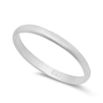 thumbnail image 1 of 2mm 925 Sterling Silver Nickel-Free Domed Wedding Band, Size 9.5 - Made in Italy + Cleaning Cloth, 1 of 6