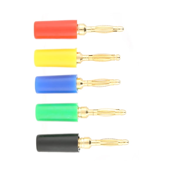 2mm Amplifier Banana Plug, 20 Pcs/set Maximum Signal Transfer for Speaker Electrical Testing Equipment