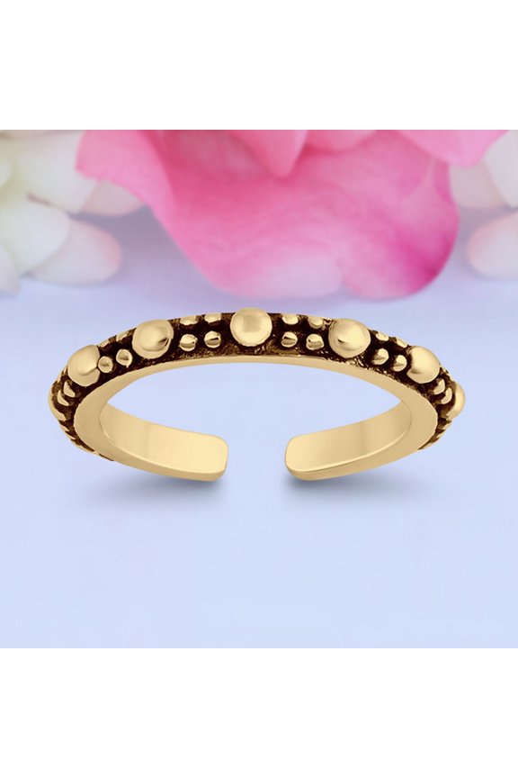 2mm Bali Toe Band Ring 925 Sterling Silver Thin Adjustable Stylish Rings For Women