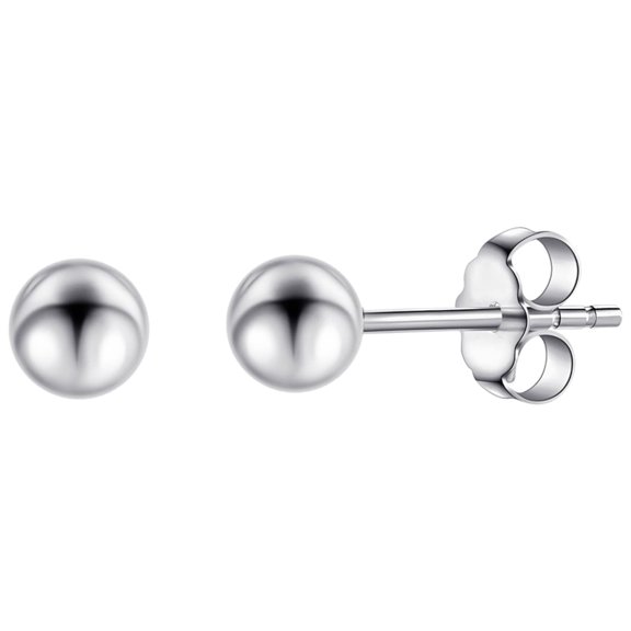 2mm Ball Stud Earrings for Women 316L Surgical Steel