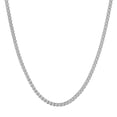 thumbnail image 1 of 2mm High-Polished Stainless Steel Square Box Chain Necklace, 29.5 inches, 1 of 7