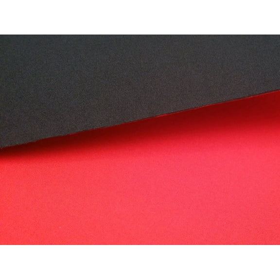 2mm Red Neoprene Fabric, Scuba Wetsuit Material, Fabric For Sewing, Thin Foam Rubber Sheet (Red, 1' x 4')