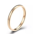 thumbnail image 1 of 2mm Silver/Gold/Rose Gold/Purple/Black 316L Stainless Steel Polished Bands Rings, 1 of 9