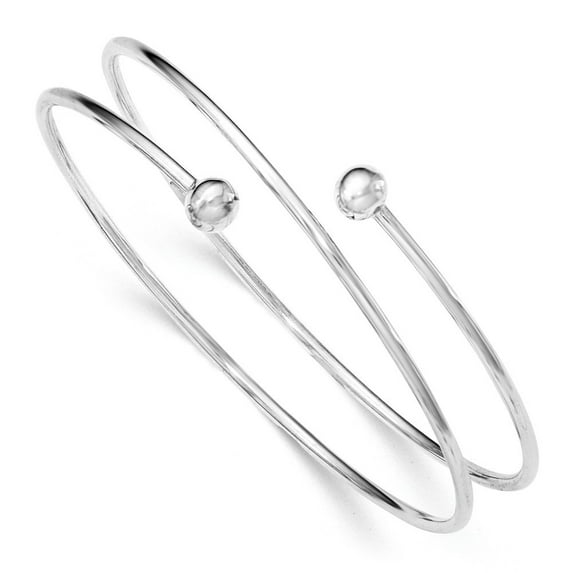 2mm Sterling Silver Bangle Bracelet