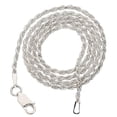 thumbnail image 1 of 2mm Sterling Silver Diamond-Cut Rope Chain Necklace, 1 of 3