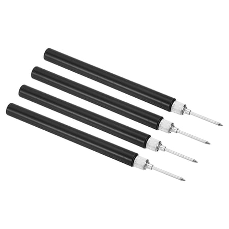 2mm Test Probes, 4Pcs Multimeter Test Extention Pen Probe Pin Needle, Black