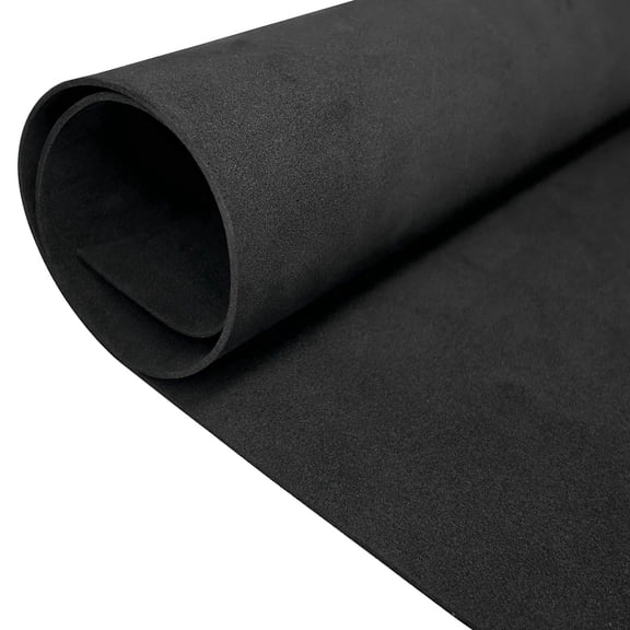 2mm Thick Black Craft Foam Sheets - 15" x 39" Large Cosplay Foam Sheet - Ultra High Density 86 kg/m³ - Pliable & Elastic for Craft Projects Costume Cosplay Foam