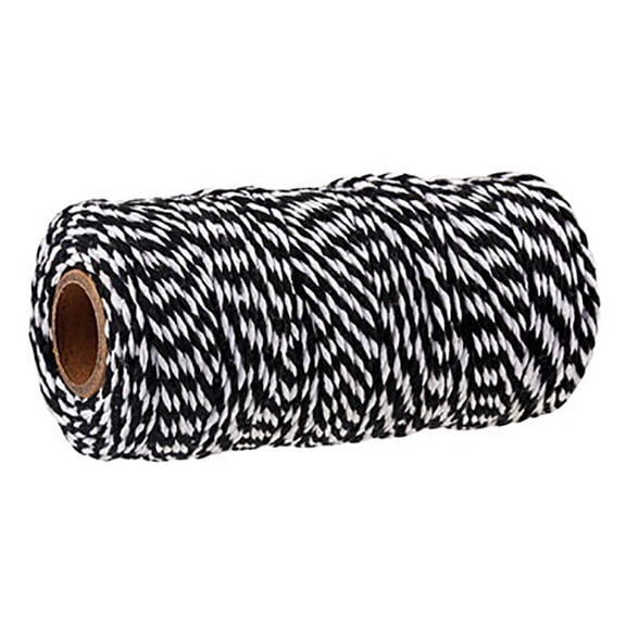 2mm Thick Butchers String Cotton Twine Meat Prep Trussing Turkey Barbecue Strings Meat Sausage Tie Rope Cord 100 Meters
