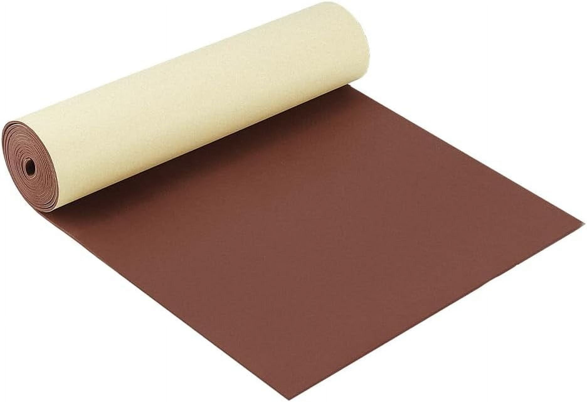 2mm Thick Self-Adhesive EVA Foam Roll 78.7x11.8 Inch Coconut Brown Foam Padding Sheet for Furniture Protecting Gap Filling Costumes Gaskets Wall Protector Brown DIY