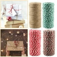 thumbnail image 1 of 2mm Thin Craft String, 328 Ft Natural Cotton Rope for Gardening, Tying, Gift Wrapping, Packing, Christmas Decorations, Handmade Art, and Home Decoration Projects, 4 Rolls, 1 of 3
