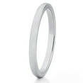 thumbnail image 1 of 2mm Tungsten Ring Silver Gray Tungsten Wedding Band Tungsten Carbide Ring Women's Ladie's Classic Dome Shape Band 14, 1 of 4