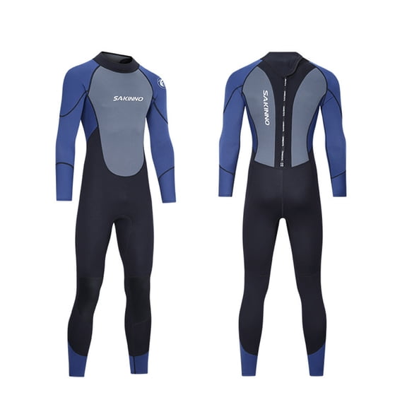 2mm Wetsuits Back Zip for Men and Women, Super-Stretch Neoprene Full Body Diving Suit for Water Sports Size 4XL Black
