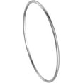 thumbnail image 1 of 2mm Width Stainless Steel Classic Plain Simple Stackable Bangle Bracelet, 1 of 1