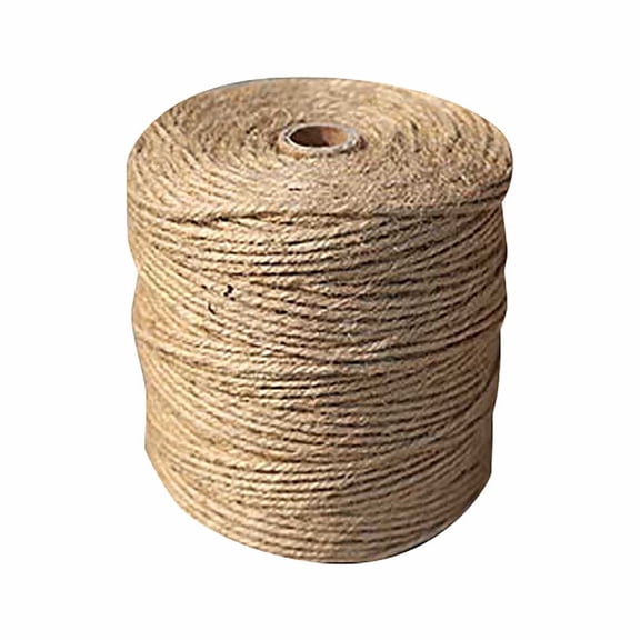2mm x 200m Natural Hemp Jute Rope, Durable Rustic Cord for Home Gardening, DIY Crafts, Gift Wrapping, Macrame Decor, and Boho Country Style Decoration, DIY Macrame Rope, Gift Wrapping String