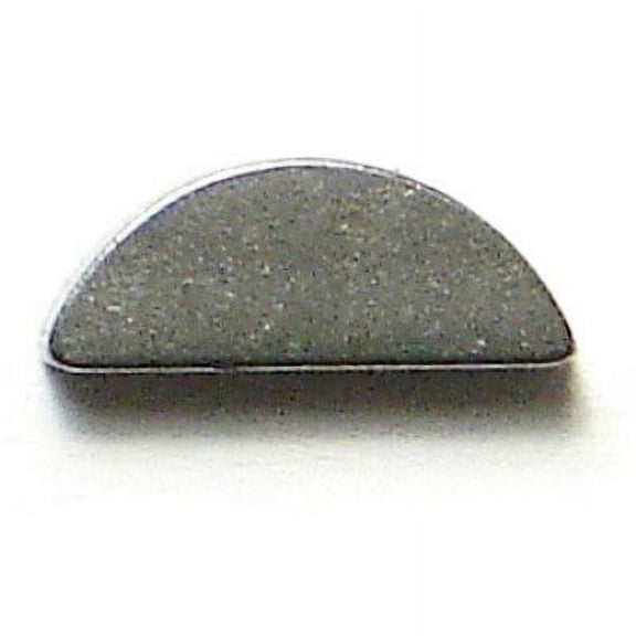 2mm x 3.7mm Zinc Plated Steel Woodruff Keys (5 pcs.)