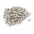 thumbnail image 1 of 2mm x 6mm Male Thread Nickel Plated Hex Head Self Tapping Screws 100 Pcs, 1 of 1