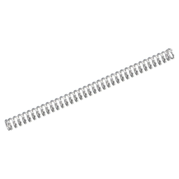 2mmx0.3mmx30mm 304 Stainless Steel Compression Spring 3.9N Load Capacity, 10pcs