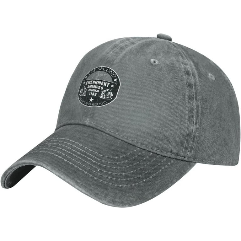 2nd Amendment Baseball Cap for Men Women Hats Adjustable Vintage Cowboy Hat Dad Caps Walmart