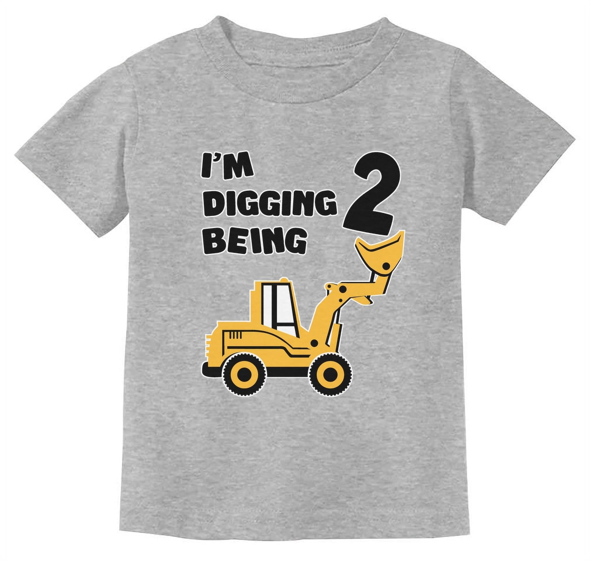 construction 2nd birthday shirt