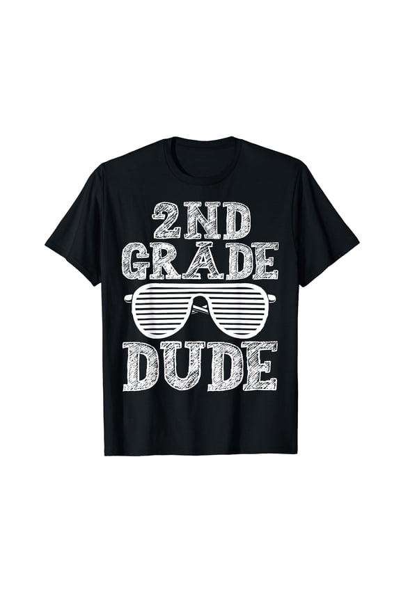 2nd Grade Dude 2nd Grade Back To School Boys Kids Gifts T-Shirt