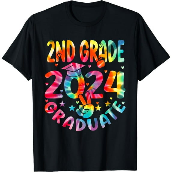 2nd Grade Graduate 2024 Graduation Last Day Of School Tie T-Shirt