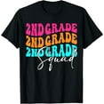 thumbnail image 1 of 2nd Grade Squad Second Teacher Student Team Back To School T-Shirt Black Medium, 1 of 4