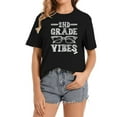 thumbnail image 1 of 2nd Grade Vibes First Day Teacher Back To School Squad T-Shirt, 1 of 5