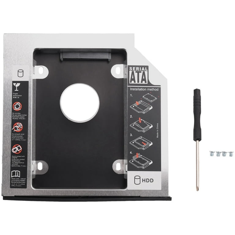 2nd HDD SSD Hard Drive Tray Replacement for T420 T430 T510 T520